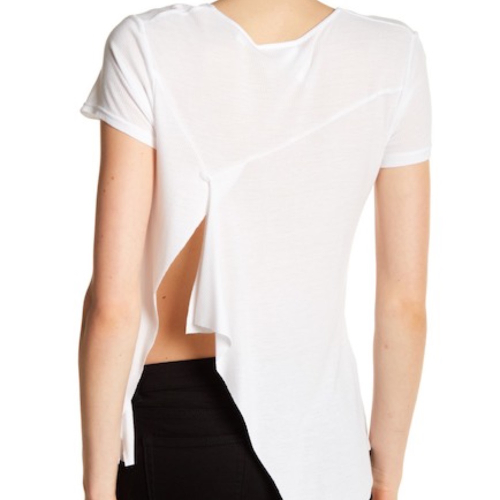 Cheap Monday Intention Ribbed Split Back Tee
